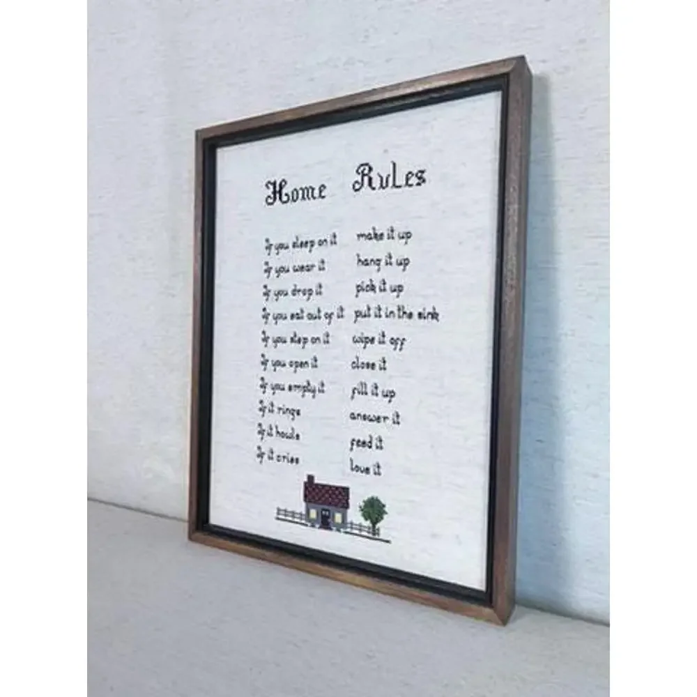 Framed Cross-Stitch 